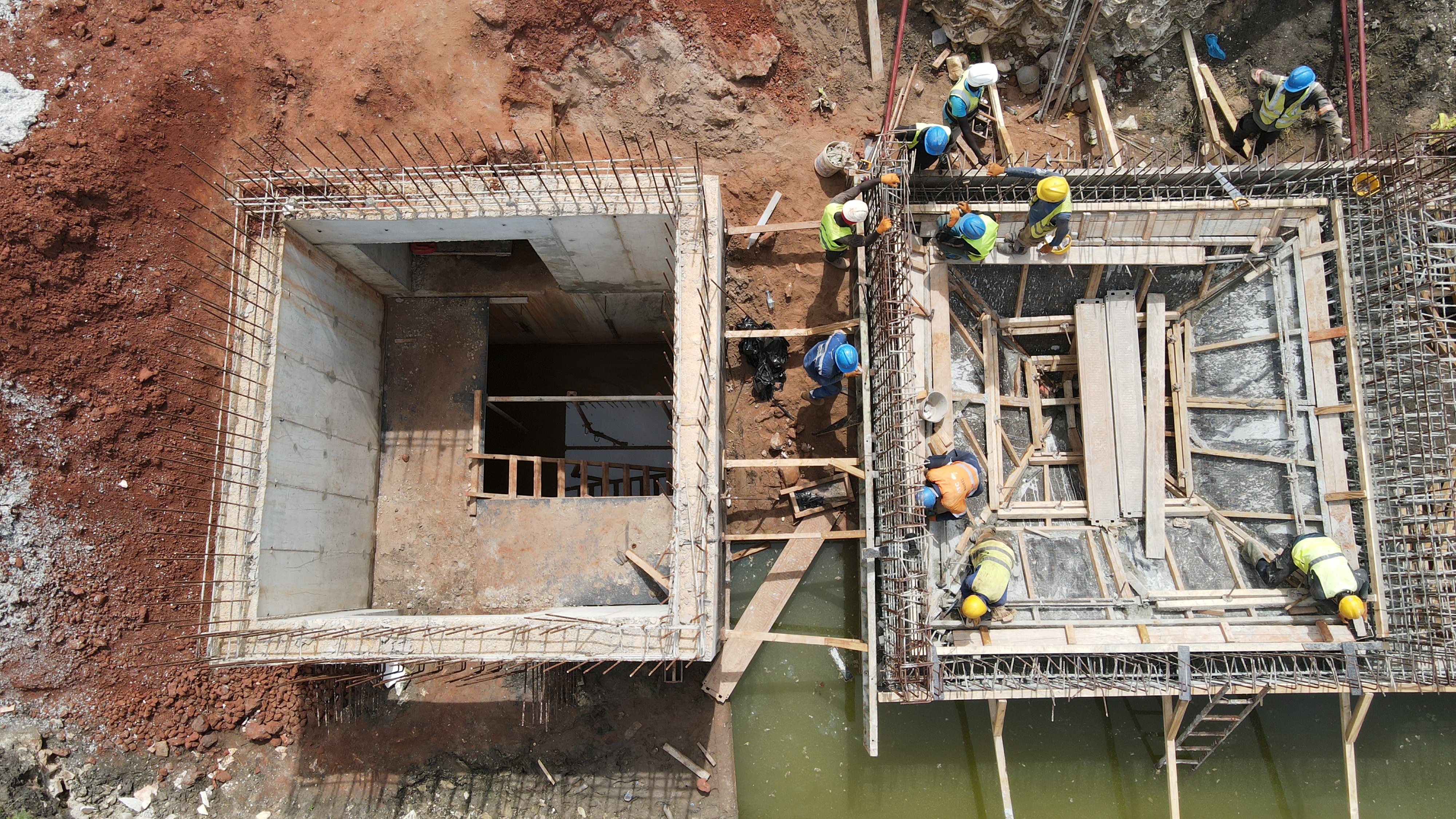 Chantier de terrassement à Sendou par African Builders